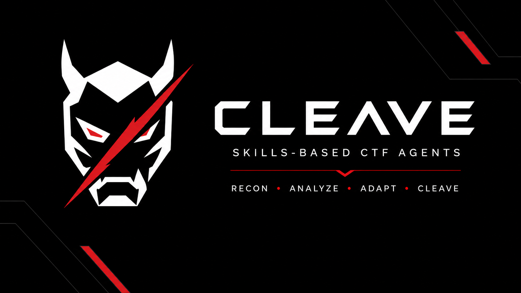 Visuel CLEAVE, skills-based CTF agents